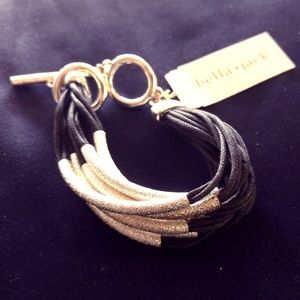 Bella • Jack Black and Silver Bracelet